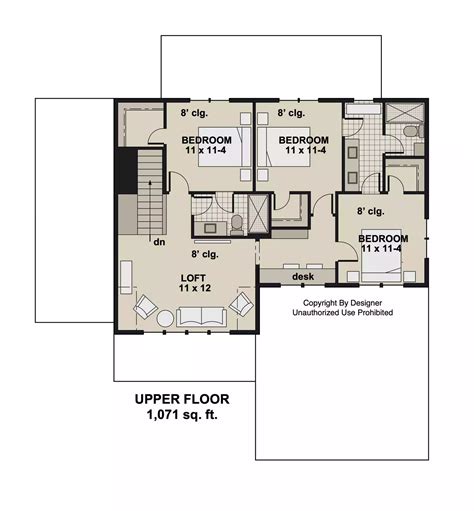 Ranch House Plans 4 Bedroom Loft