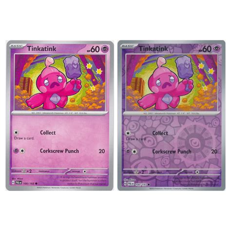 Tinkatink 100 193 Regular Rev Holo Common SV02 Paldea Evolved