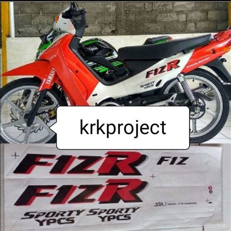 Jual Striping Stiker Sticker Lish Body Yamaha FIZR MARLBORO FIZ R F1ZR