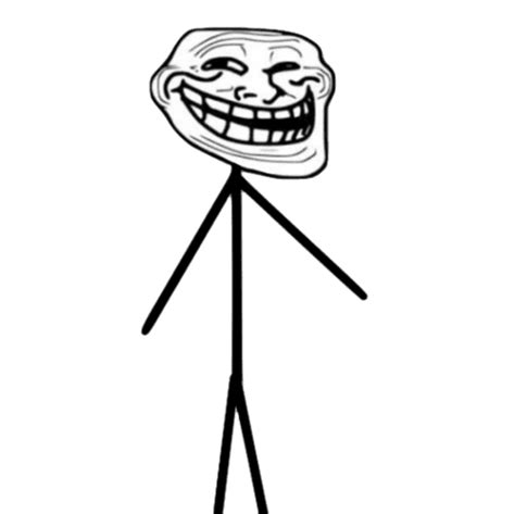 Troll Face Full Body Blank Template Imgflip