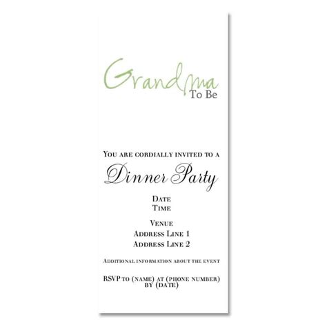 Grandma Shower Invitations - Baby Shower Invitations