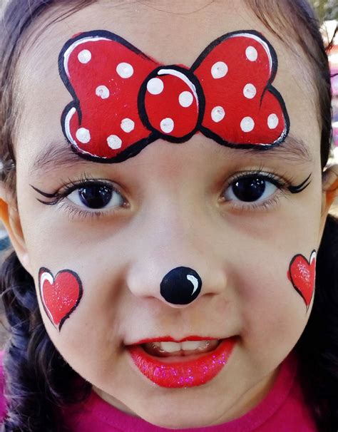 Sarah Cruz Pintura Facial Minnie Minnie Face Painting Pinturas