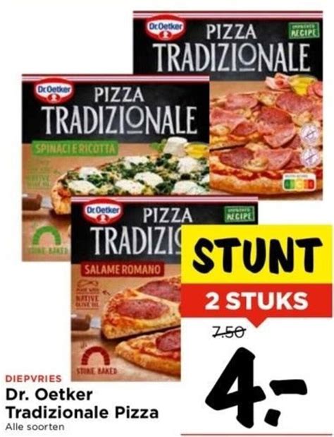 Dr Oetker Tradizionale Pizza Stuks Aanbieding Bij Vomar