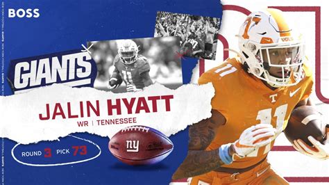 Nfl Draft Wr Jalin Hyatt Tennessee Round Pick