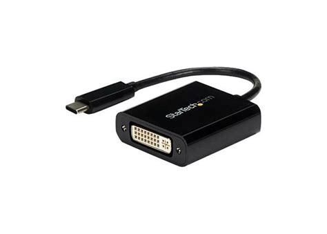 StarTech.com USB C to DVI Adapter - USB Type-C to DVI Video Converter ...