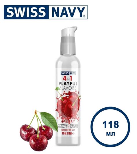 Swiss Navy Массажный гель и смазка для занятий сексом Playful flavors 4