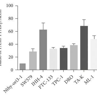 Overexpression of PAX8 PPARγ in human thyroid cancer cell lines and