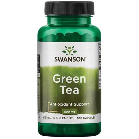 SWANSON Green Tea 100kaps ZIELONA HERBATA KAPSUŁKI 12613740117 Allegro pl