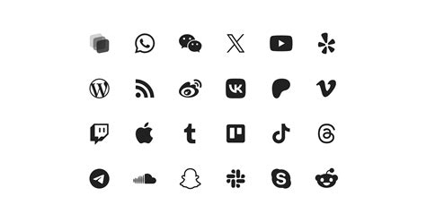 Social Media Icons