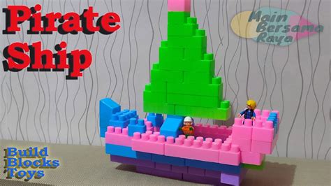 Building Blocks Ship Pirate Ship Lego Youtube