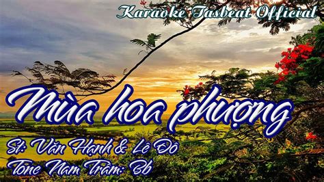 Karaoke Mùa Hoa Phượng Tone Nam Trầm TAS BEAT YouTube