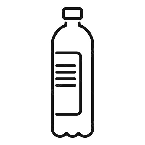 Water Bottle Outline Clipart PNG Images, Water Bottle Icon Outline ...