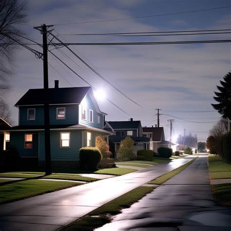 Capture a neighborhood scene during a power outage at night.... by join mochi - Playground