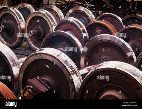 Rail Wheels And Axle High Resolution Stock Photography And Images Alamy