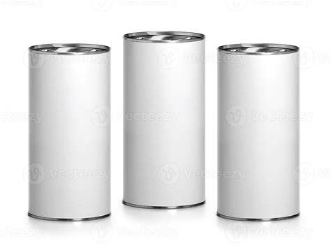 White Blank Tincan Metal Tin Can Canned Food Ready For Your Design