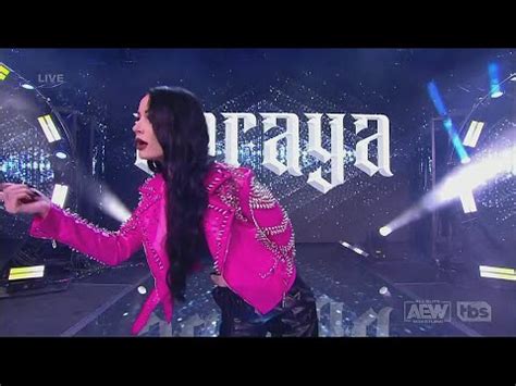 Paige Is All Elite Aew Dynamite Grand Slam Reaction Saraya Debut Aew