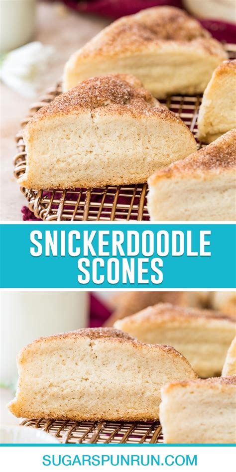 Snickerdoodle Scones Sugar Spun Run