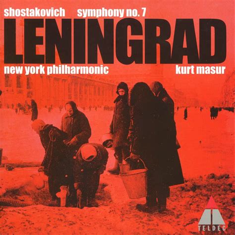 Shostakovich Symphony No Leningrad Album By Kurt Masur New