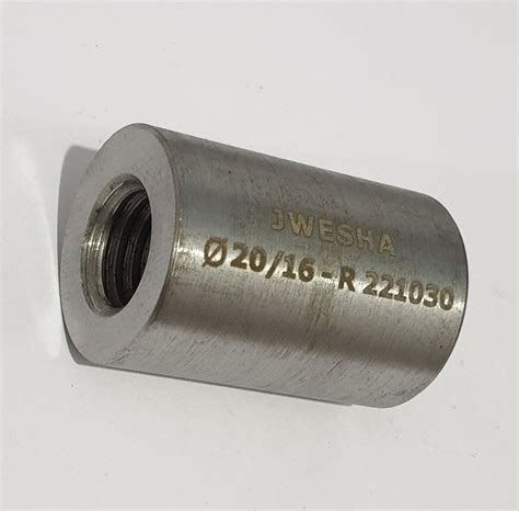 Steel Jwesha Reducer Rebar Coupler 20 16 For Construction Size 1