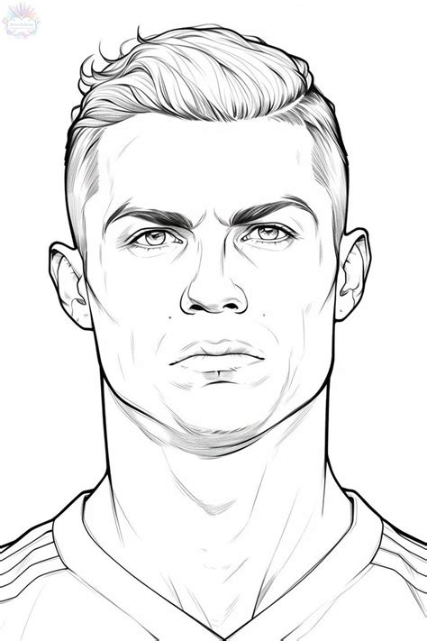 Cristiano Ronaldo Para Colorir São 20 Desenhos Para Imprimir in 2024