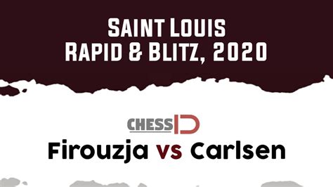 Alireza Firouzja Vs Magnus Carlsen Saint Louis Rapid Blitz