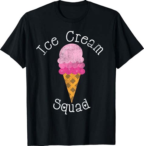 Sweeten Your Style With This Ice Cream Cone Lovers T Shirt In Black