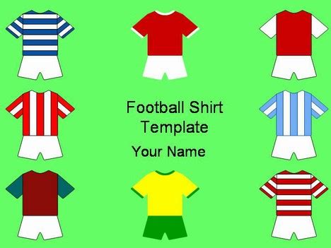 Football Shirts Template