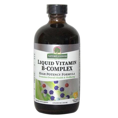 Natures Answer Liquid Vitamin B Complex 240ml Health Matters