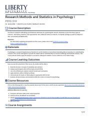 Psyc Syllabus Pdf Online School Of Behavioral Sciences