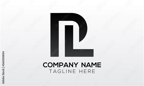 Initial Pl Letter Logo With Creative Modern Business Typography Vector