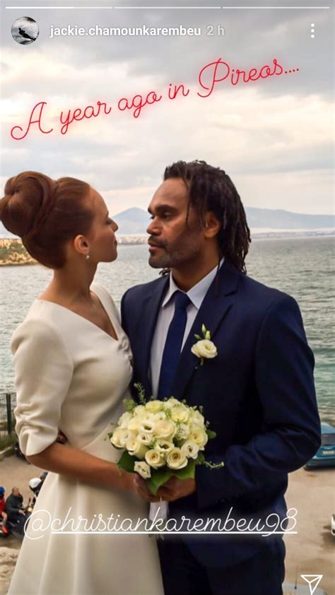 Photo Jackie Chamoun Karembeu dévoile deux photo de son mariage avec