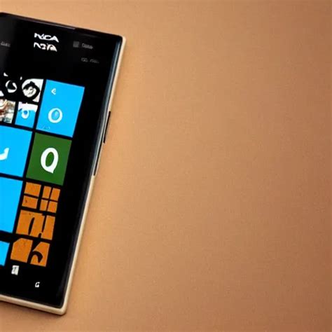 A Detailed Render Of A Futuristic Windows Phone Based Stable