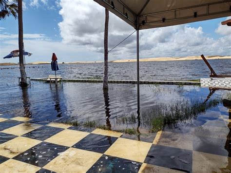 Lagoa Do Portinho Invade Complexo De Lazer Após Cheia Devido às Chuvas