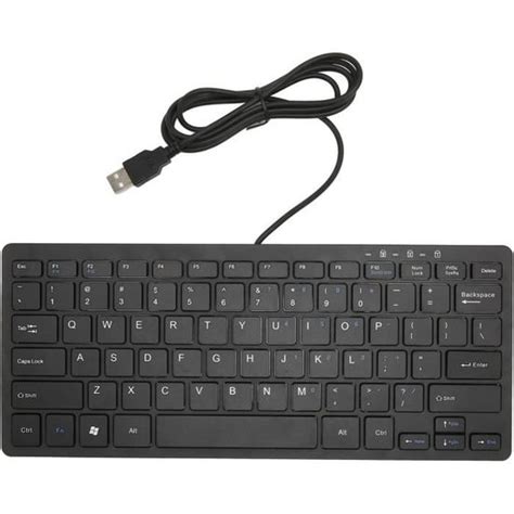 Mini Clavier Portable Ultra Mince Touches Usb Clavier Filaire