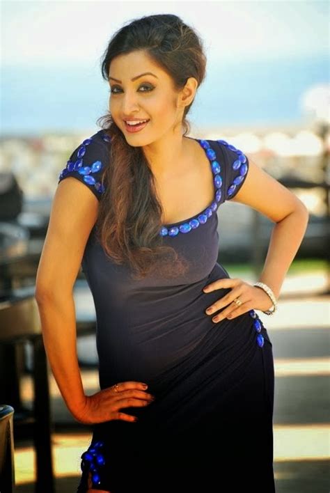 Sexy SriLankan Actress Kaushalya Madhavi Hot And Sexy Blue Dress Photos