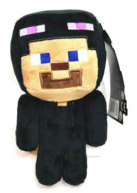 Jinx Minecraft Happy Explorer Steve In Enderman Costume Plush Stuffed Toy Black 3758375815