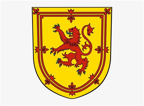 Royal Arms Of Scotland Robert The Bruce Shield Png Image