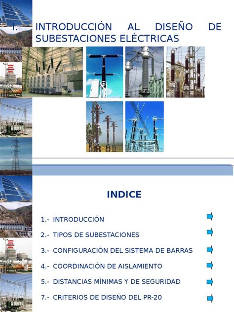 Introducción Al Diseño De Subestaciones Eléctricas Pdf Subestacion