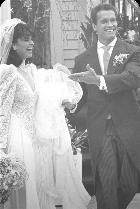 1986 Maria Shriver And Arnold Schwarzennegger Wedding Day R Oldschoolcelebs