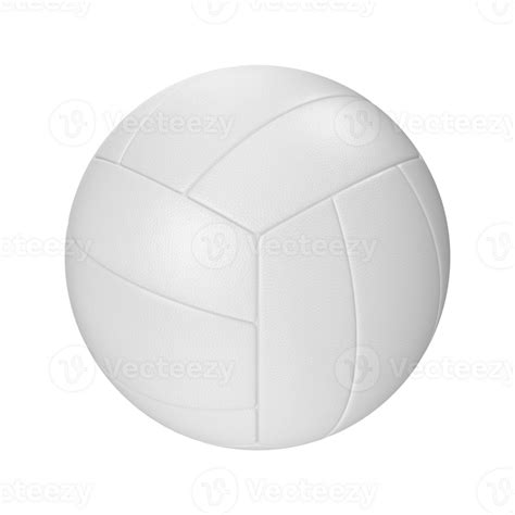 3d White Volleyball 55175584 Png
