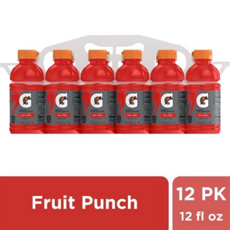 gatorade red fruit punch sports drink mini multipack bottles  bottles