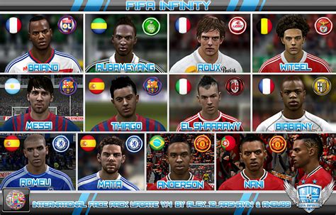 International Face Pack Update V 4 FIFA Infinity Mods