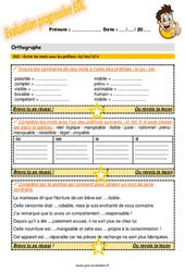 Evaluation Progressive Par Comp Tences Familles De Mots Cm Pdf