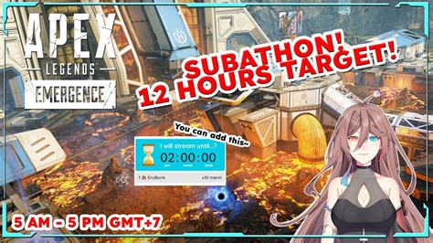 APEX LEGENDS SUBATHON APEX 12 HOURS YouTube