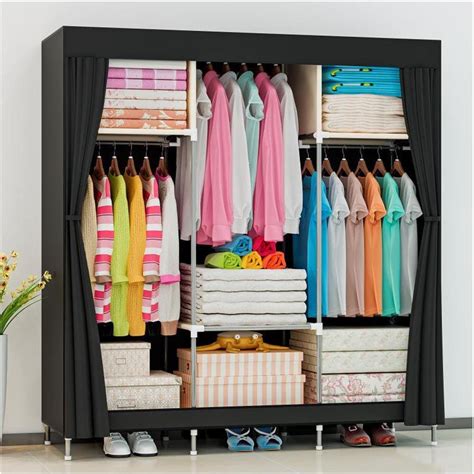 Guarda Roupa Dobravel Organizador De Roupa Armario Grande Cabideiro