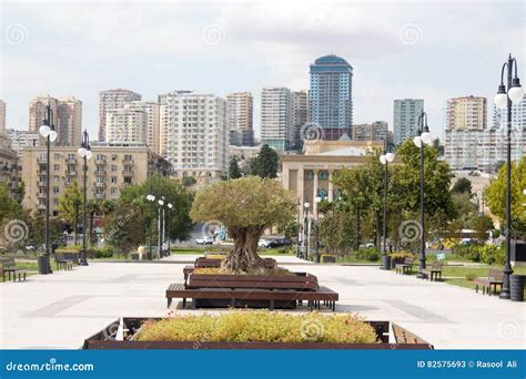One of Parks Capital of Baku Editorial Stock Photo - Image of baku ...