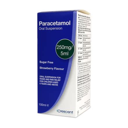 Paracetamol Mg Ml Oral Suspension Ml Crescent Pharma