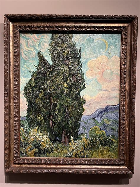 Vintana Van Gogh S Cypresses At The Met