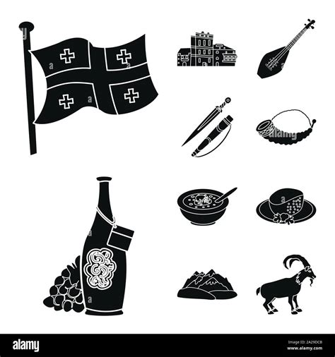 Vector Design Of Heritage And Originality Symbol Set Of Heritage And