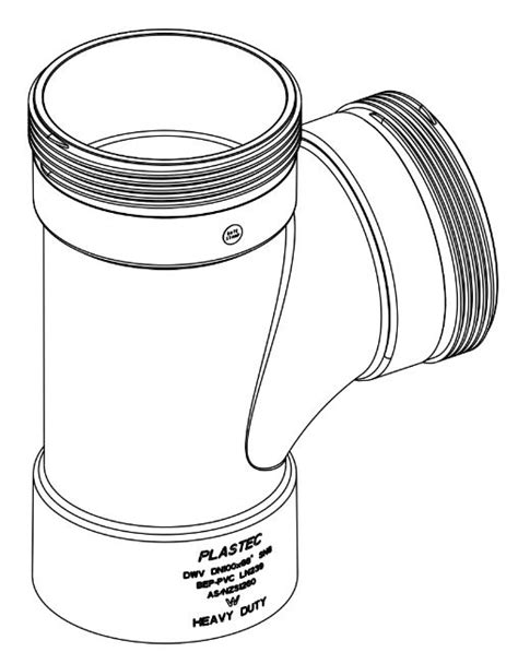 Dn100 X 88d Hd Sn8 Dwv Pvc U Junction Ff Swj